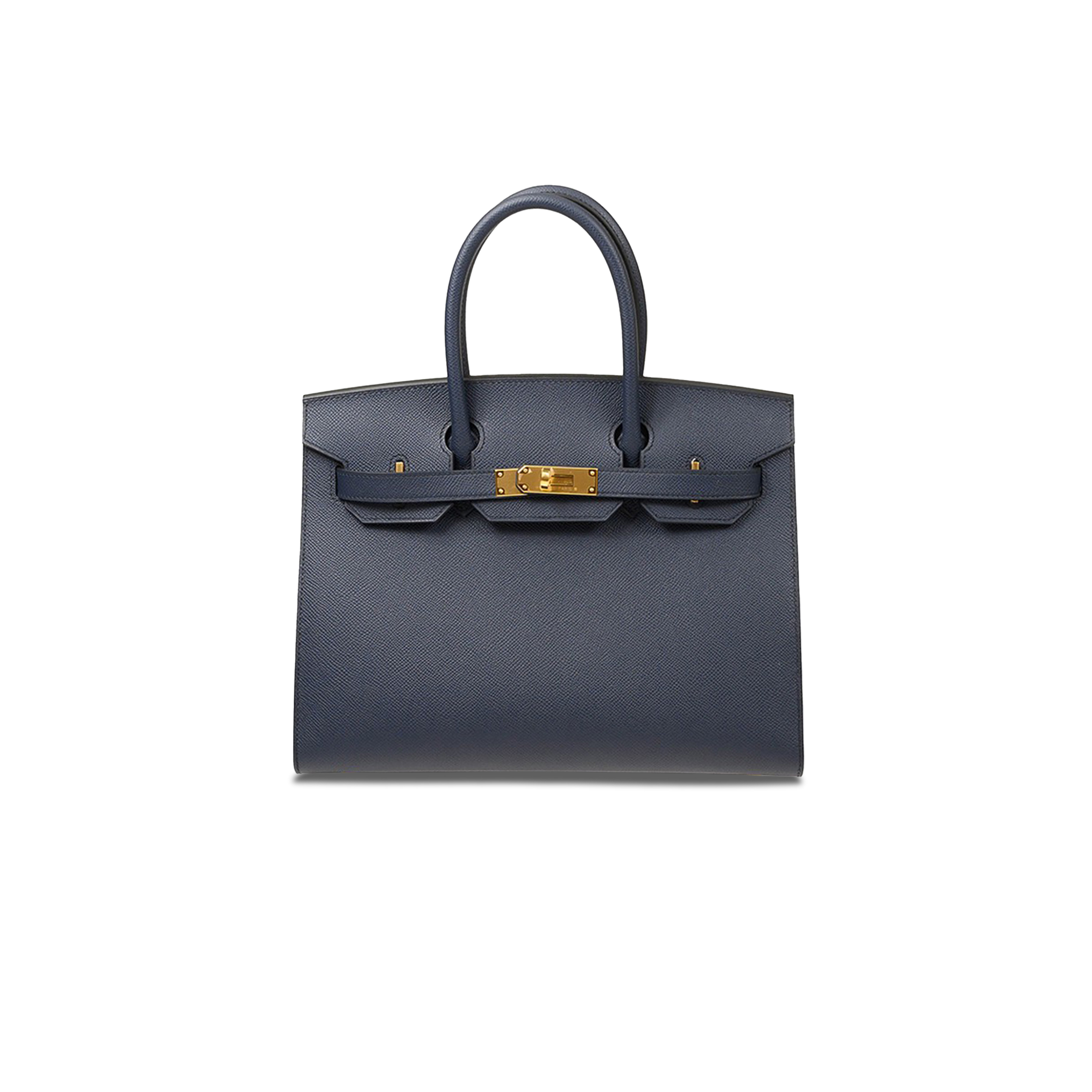 HERMES MASTER BIRKIN 30 TOGO LEATHER BLUE GOLD BUCKLE BAG BK3076EPGPO (30*20*13cm)